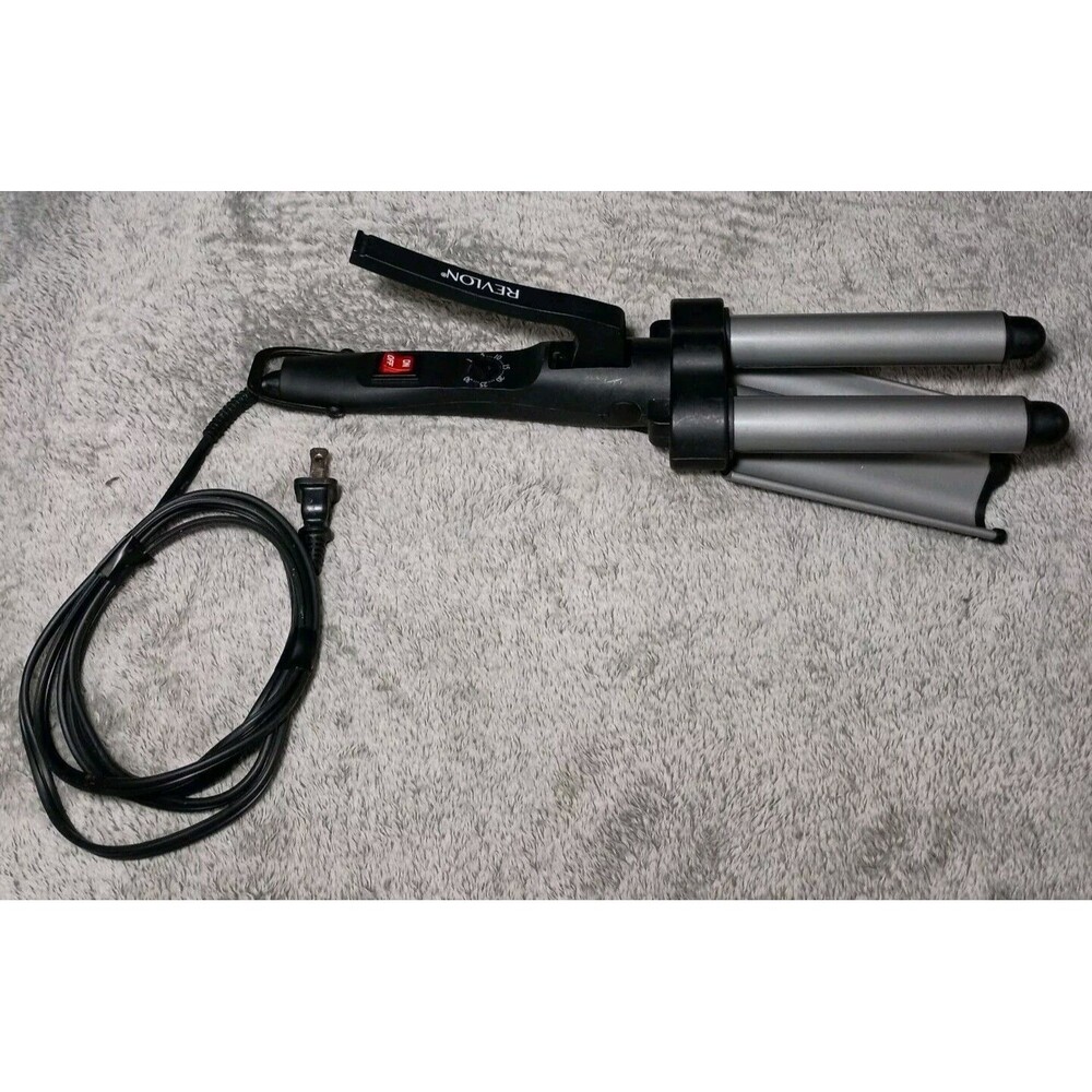 Revlon 3 Barrel Jumbo Hair Waver | Beach Waves Natural Looking Waves Classic